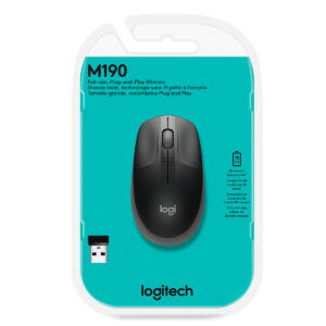 MOUSE LOGITECH M190 INALAMBRICO GRIS