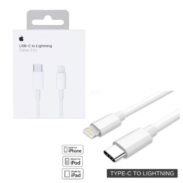 CABLE PARA IPHONE USB-C A LIGHTNING 1M - Image 2