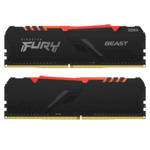 MEMORIA RAM DDR4 8GB 3200MHZ DIMM KINGSTON FURY BEAST RGB