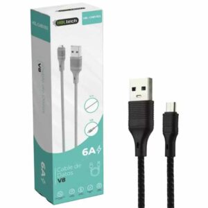 CABLE USB-A V8 6A 1MT