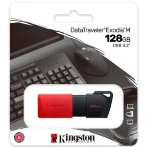 PENDRIVE 128GB KINGSTON USB 3.2 DATATRAVELER EXODIA